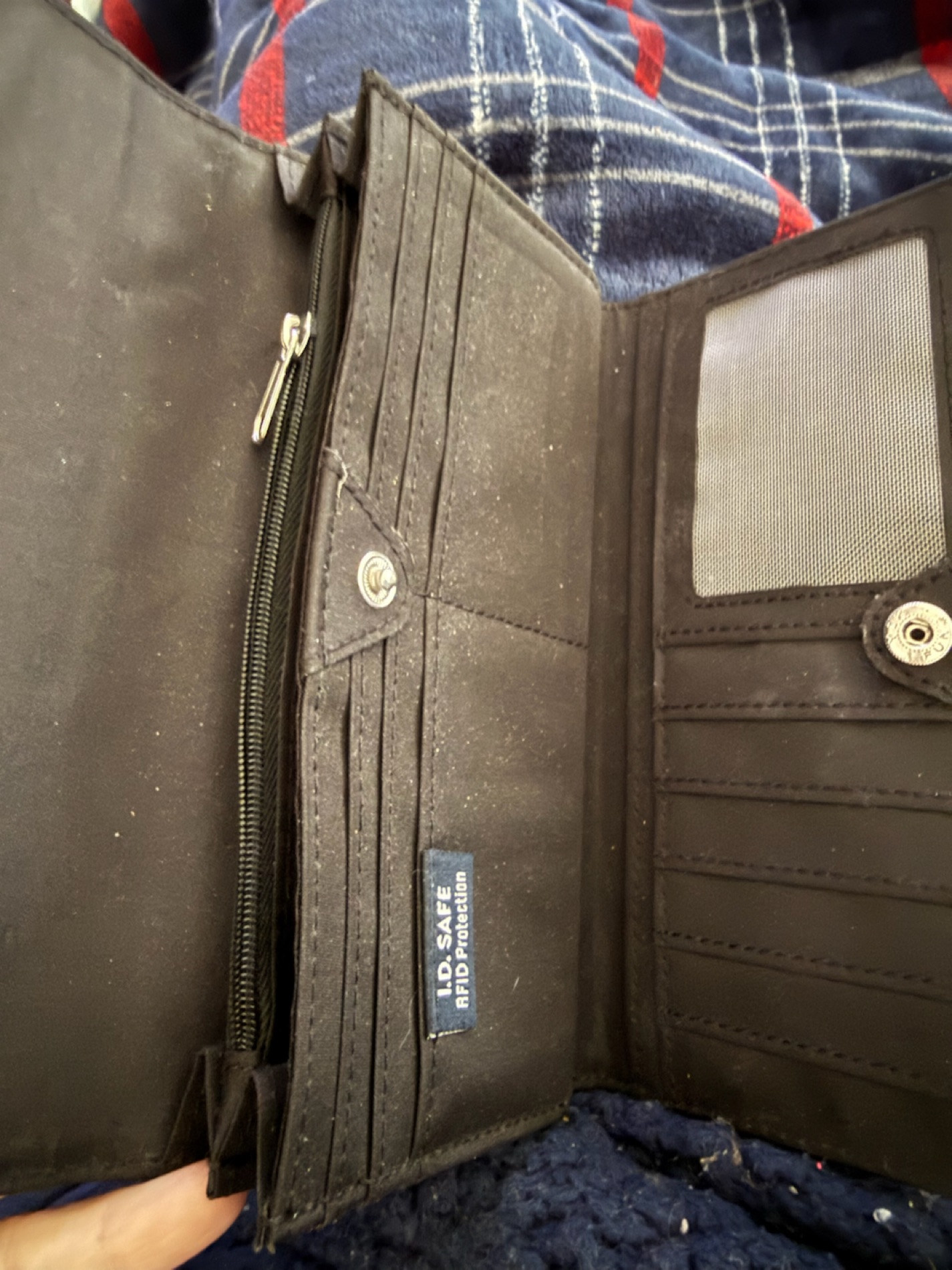 Nautica Black Wallet with RFID Protection photo