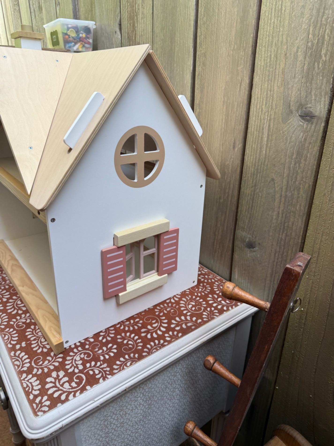 Cottontail Cottage Charming Wooden Dollhouse Cottage photo