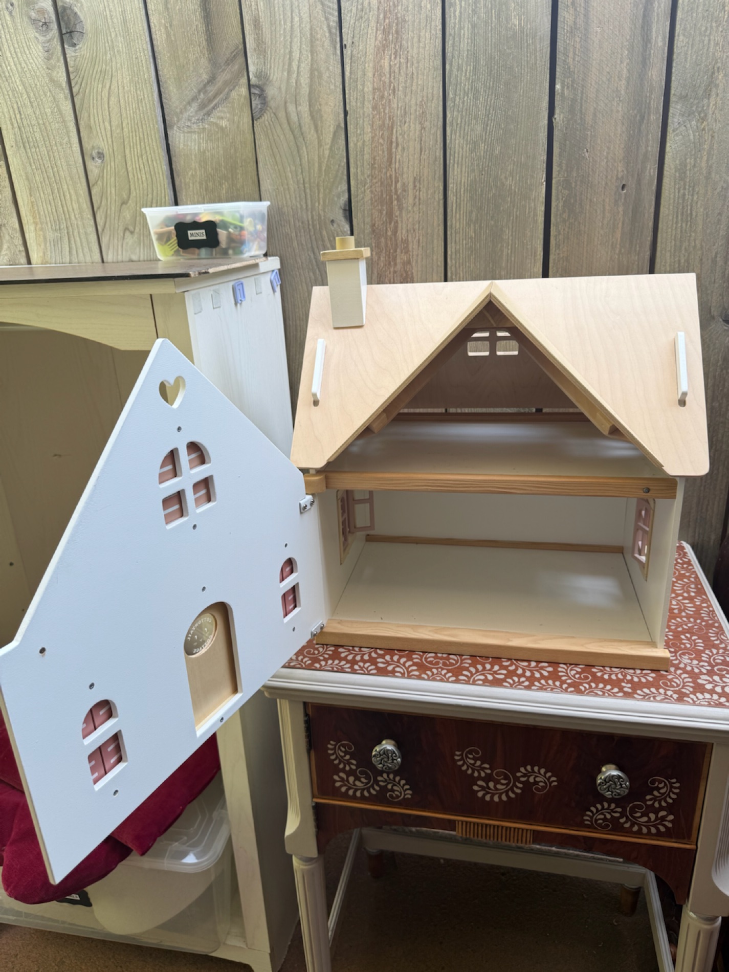 Cottontail Cottage Charming Wooden Dollhouse Cottage photo