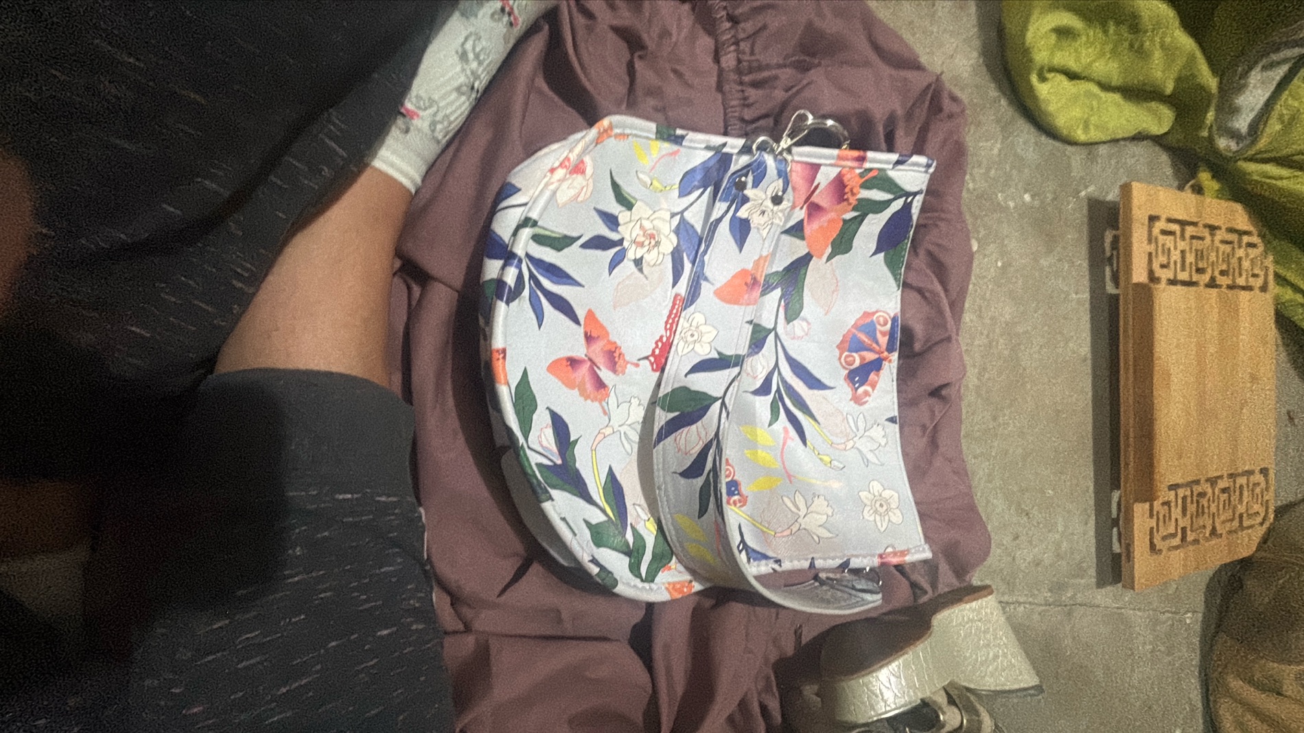 Floral Print Crossbody Bag