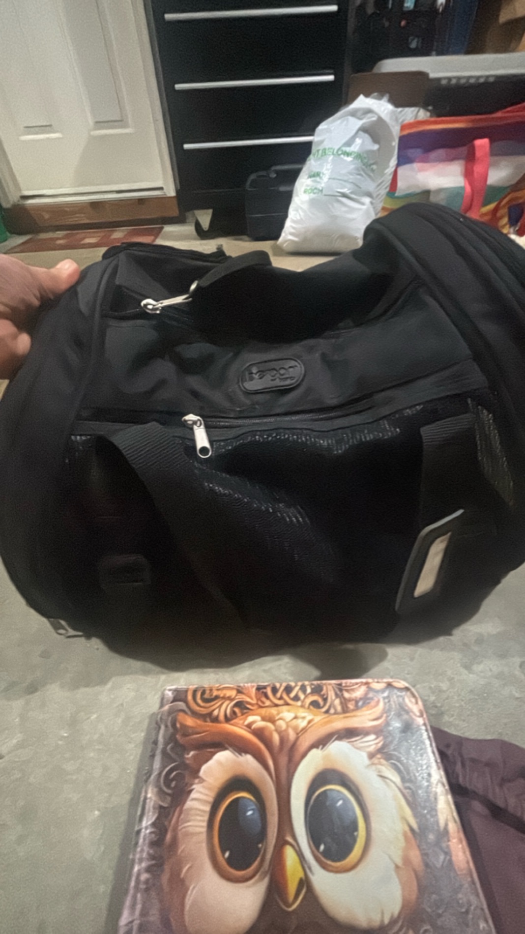 Black Kipling Duffel Bag