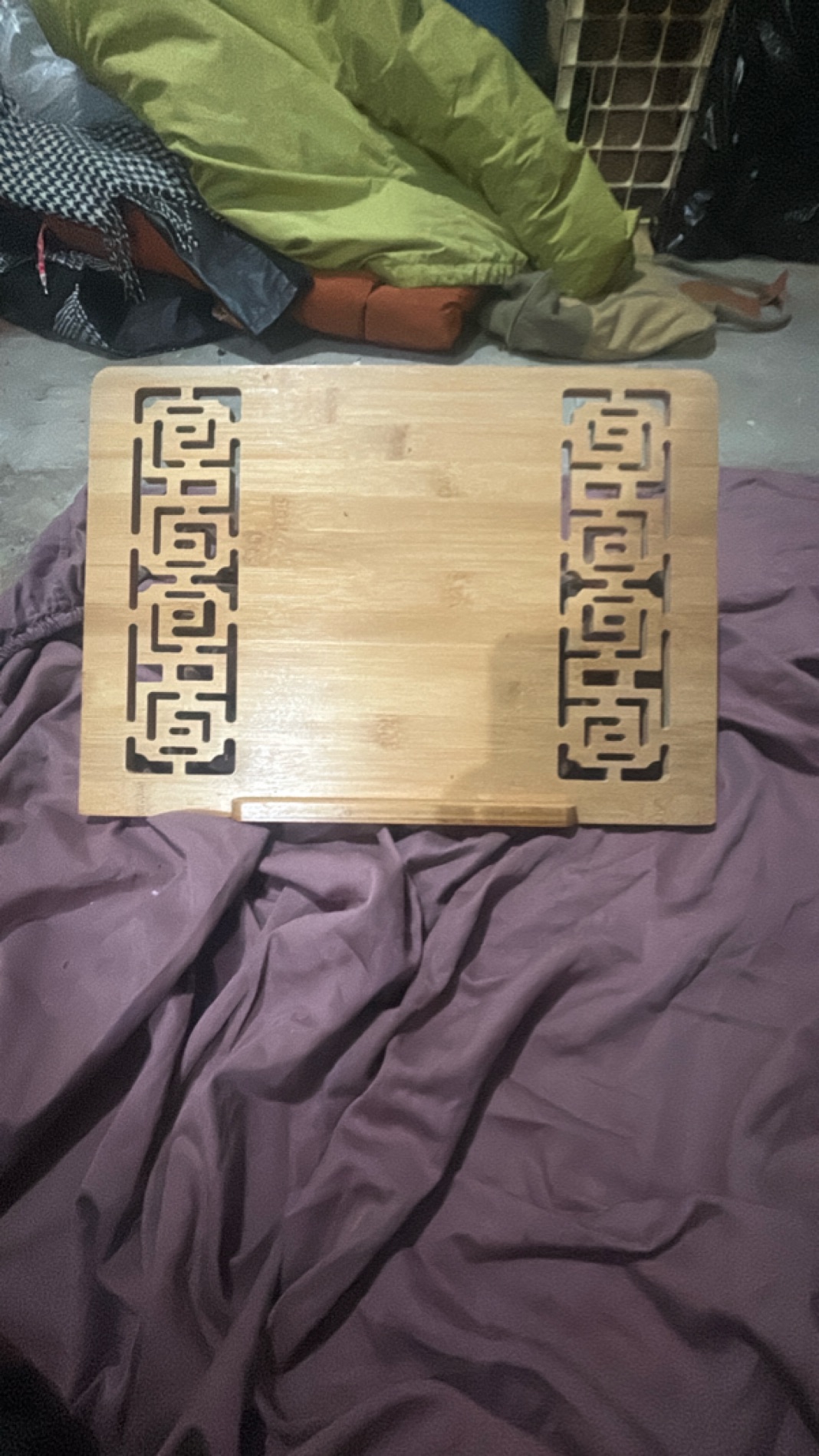 Bamboo Laptop Tray with Ventilation