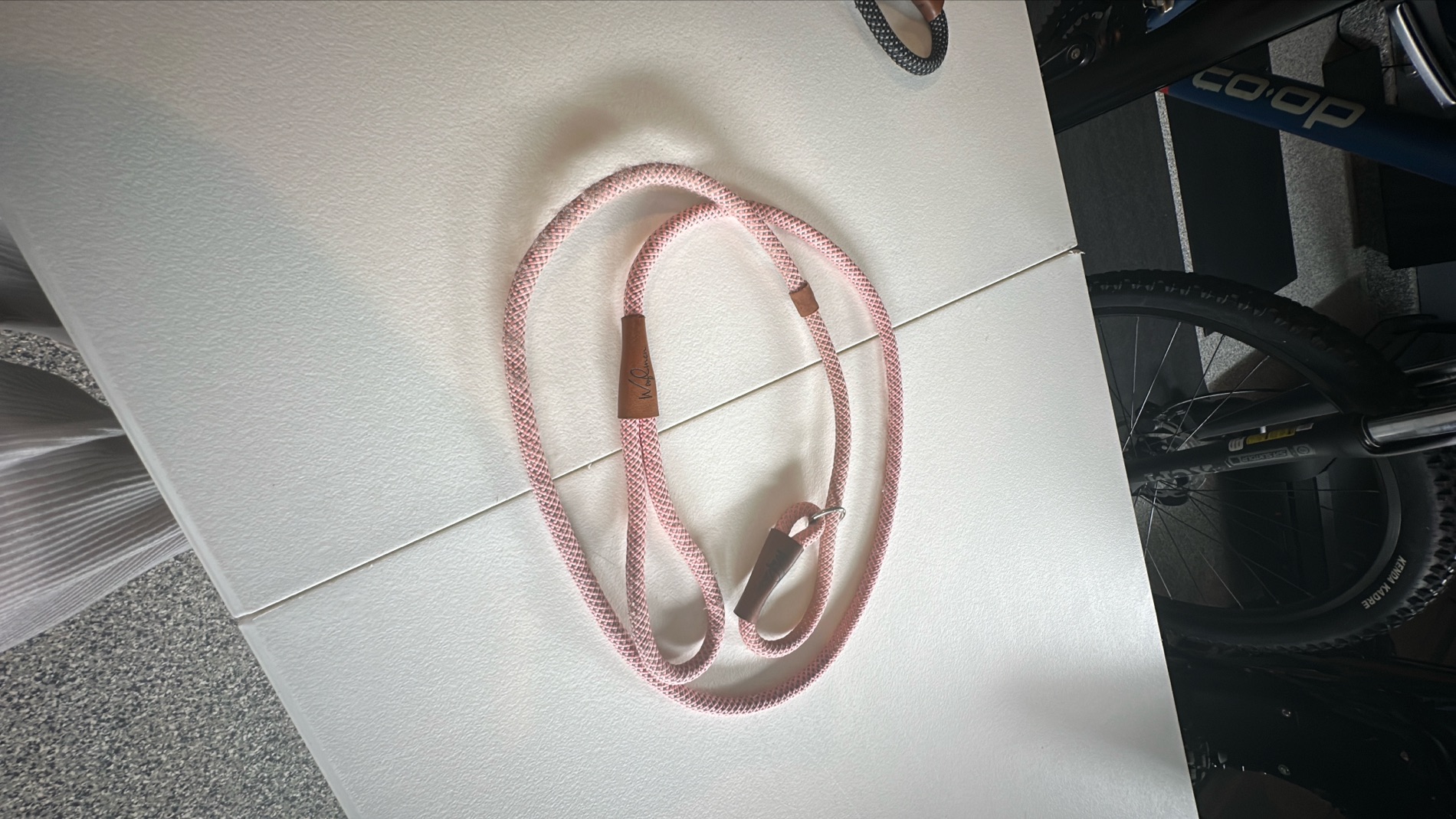 Stylish Pink Rope Dog Leash