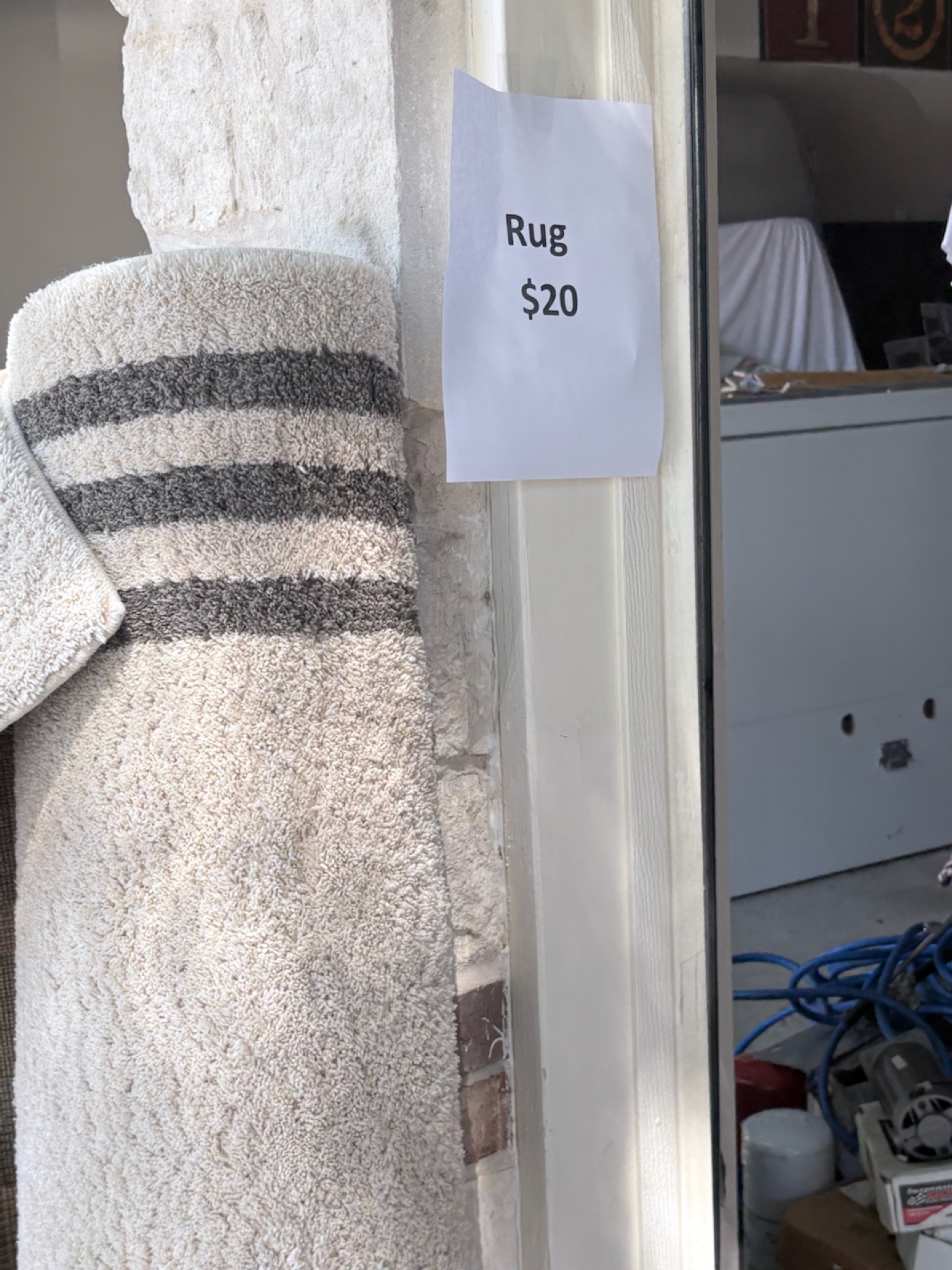 Striped Plush Rug