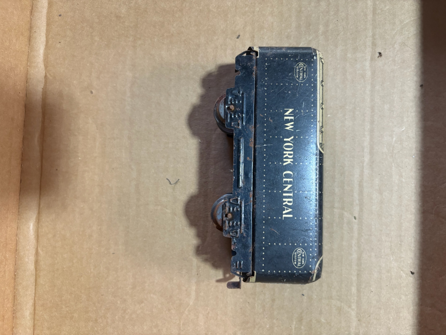 Set of Vintage Model Train Cars - Pennsylvania and New York Central photo