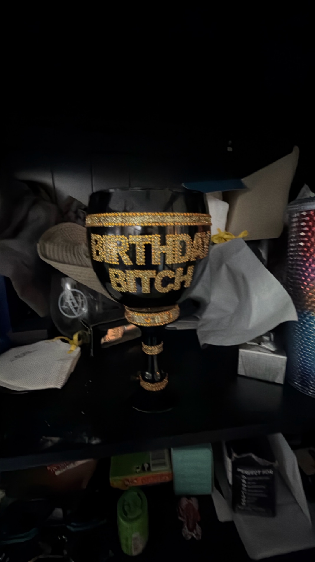 Large Bling Birthday Goblet