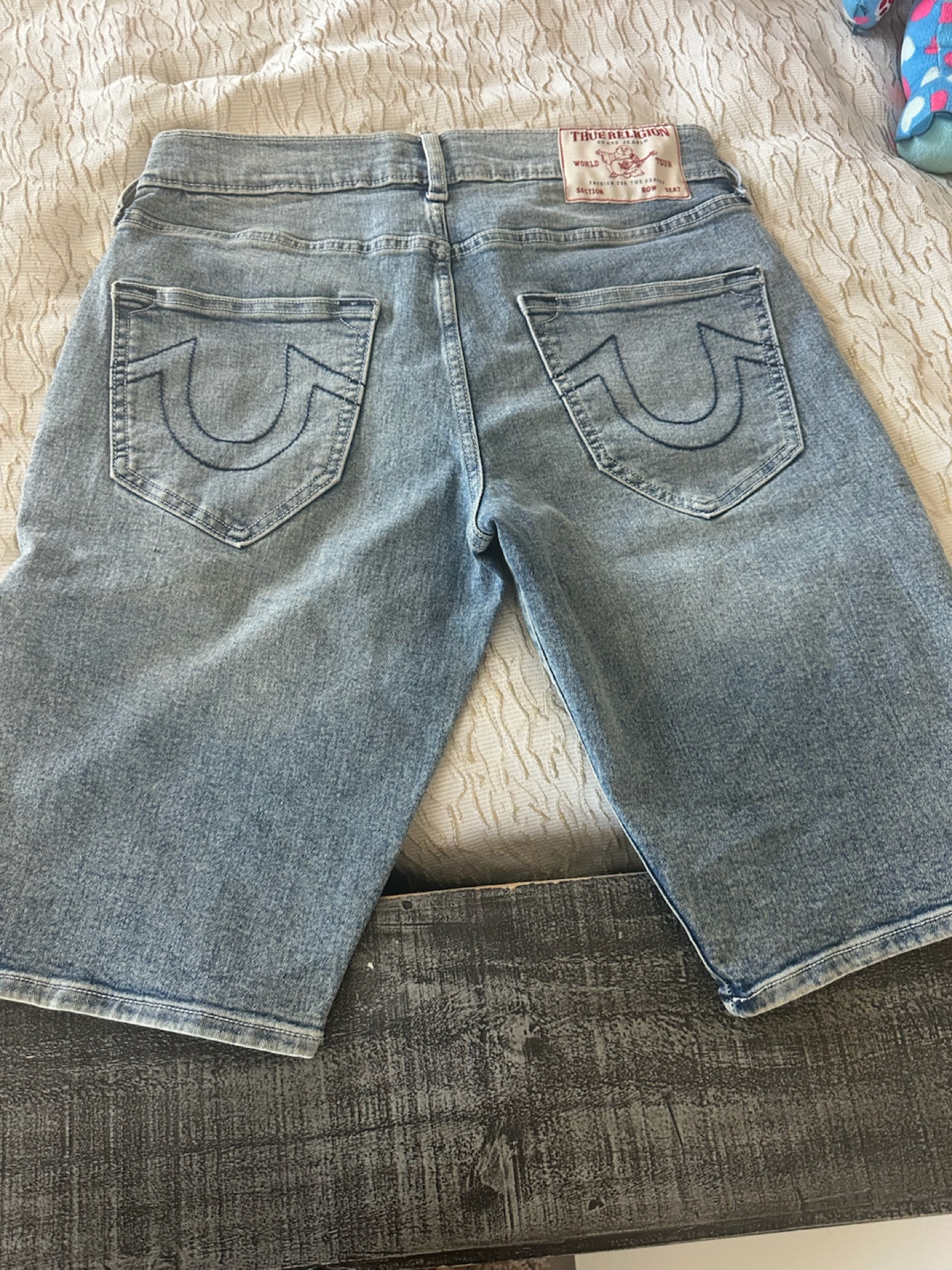 True Religion Men's Denim Shorts photo