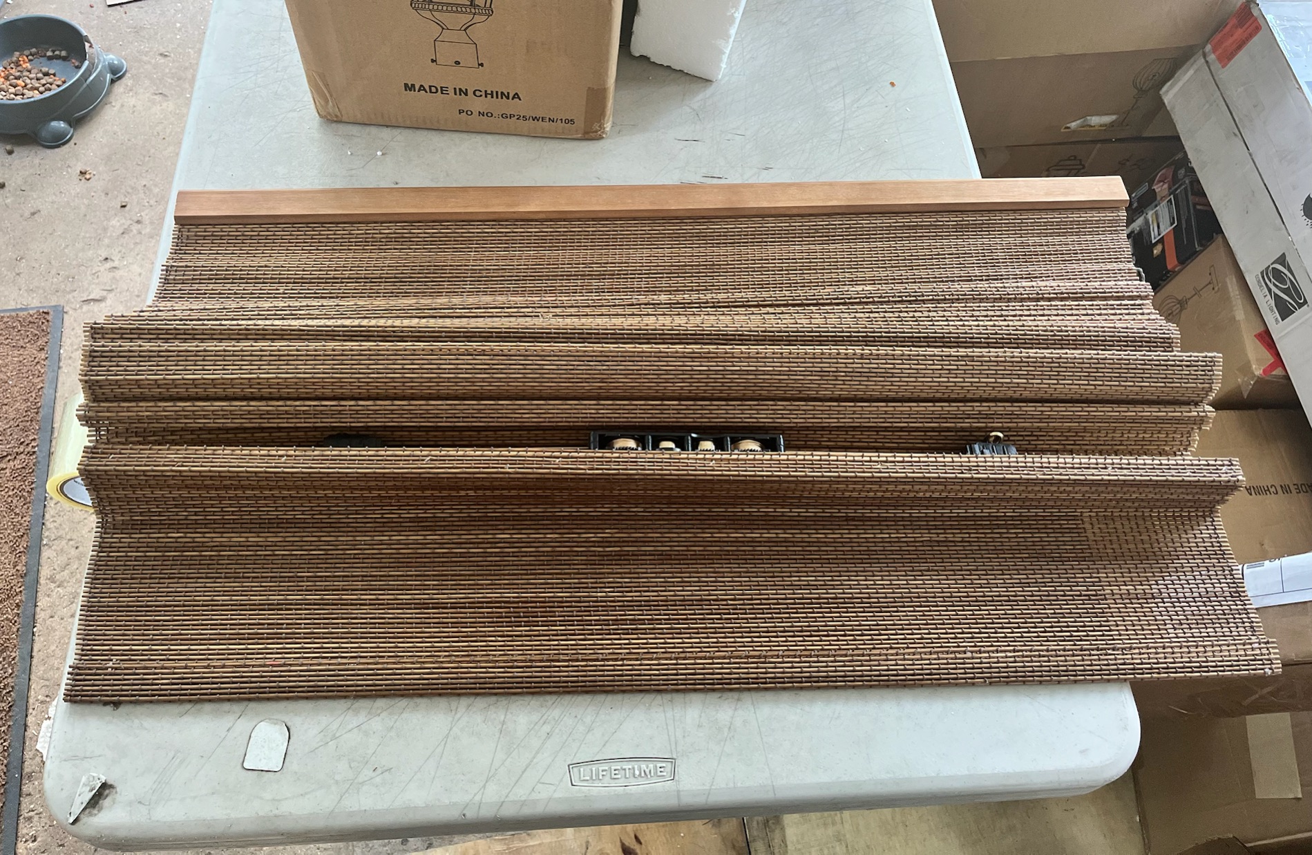 Natural Woven Bamboo Roll-Up Blinds