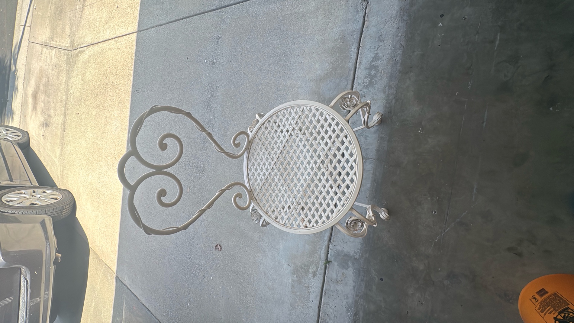 Elegant Wrought Iron Patio Chair