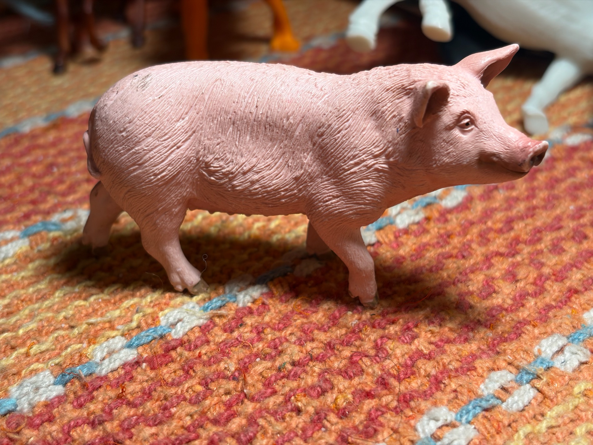 Realistic Pig Figurine