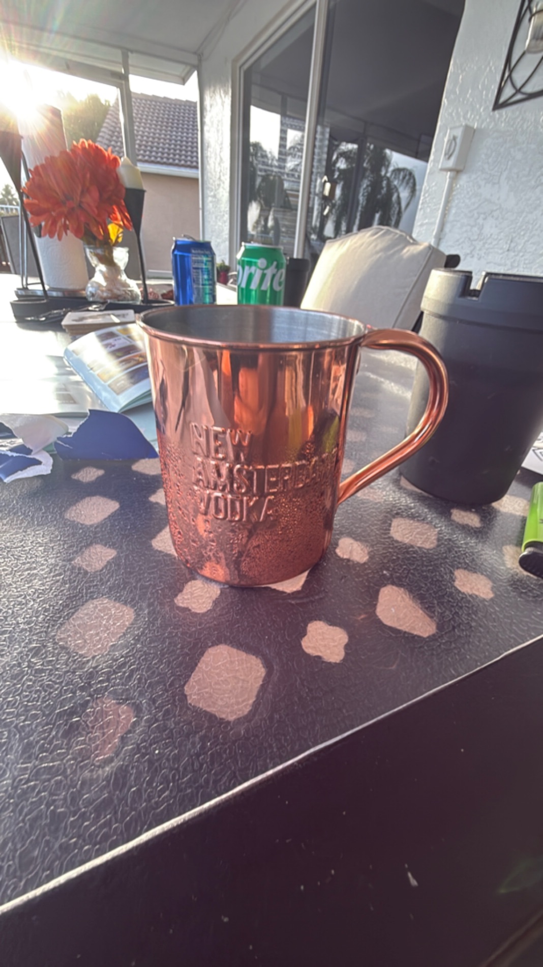 Copper Moscow Mule Mug - New Amsterdam Vodka