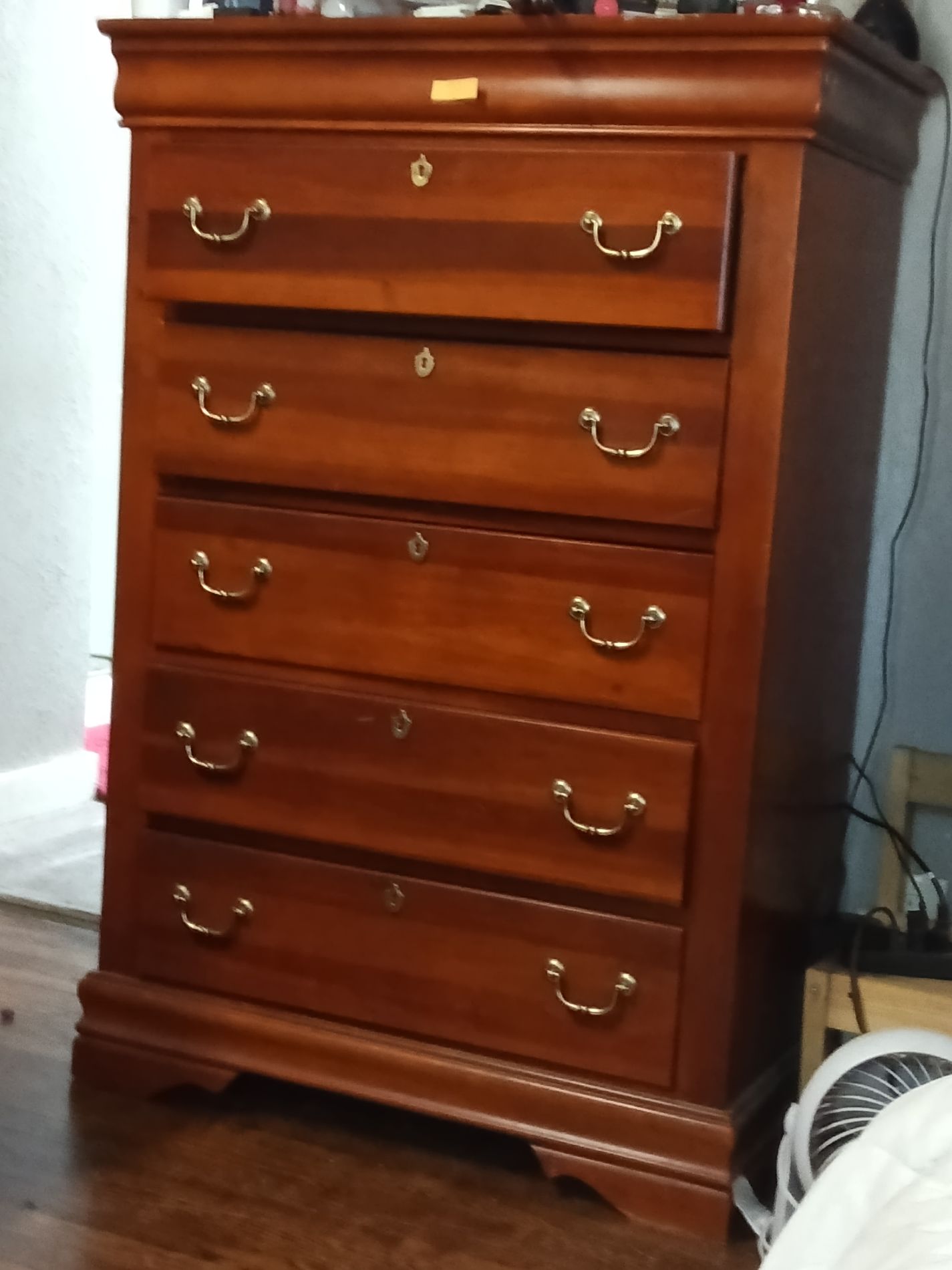 Solid Wood Cherry Chest of Drawers