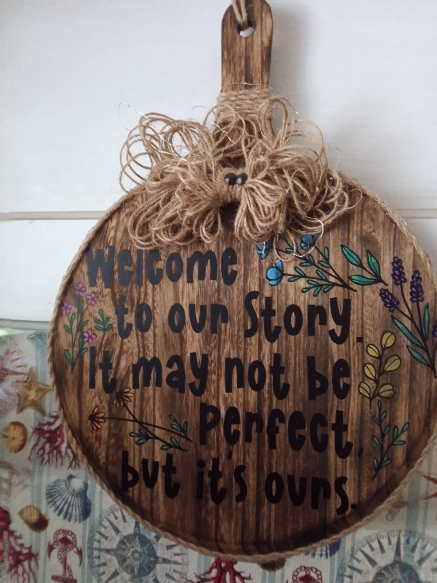 Rustic Decorative Wall Hanging Plaque