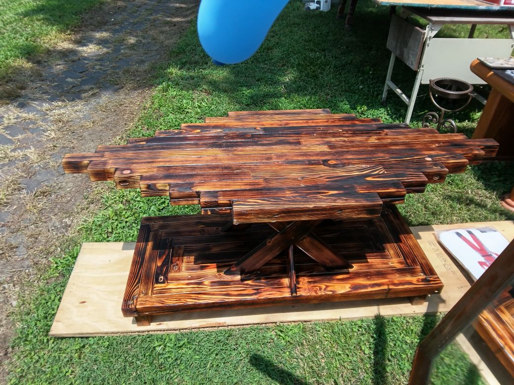Rustic Wooden Coffee Table