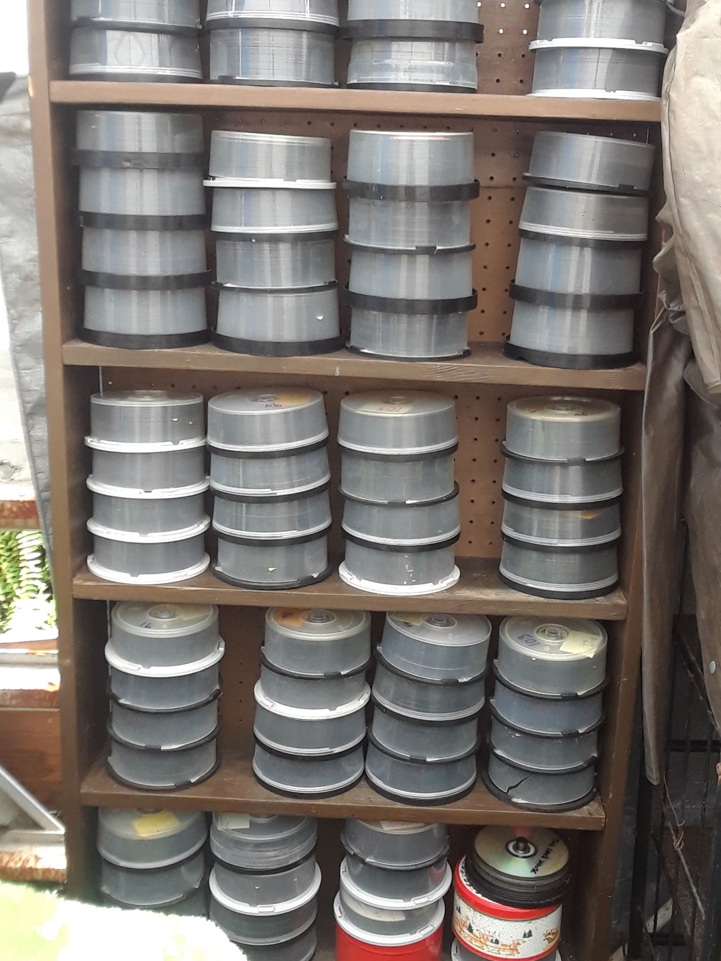Large Collection of Blank CD/DVD Spindles