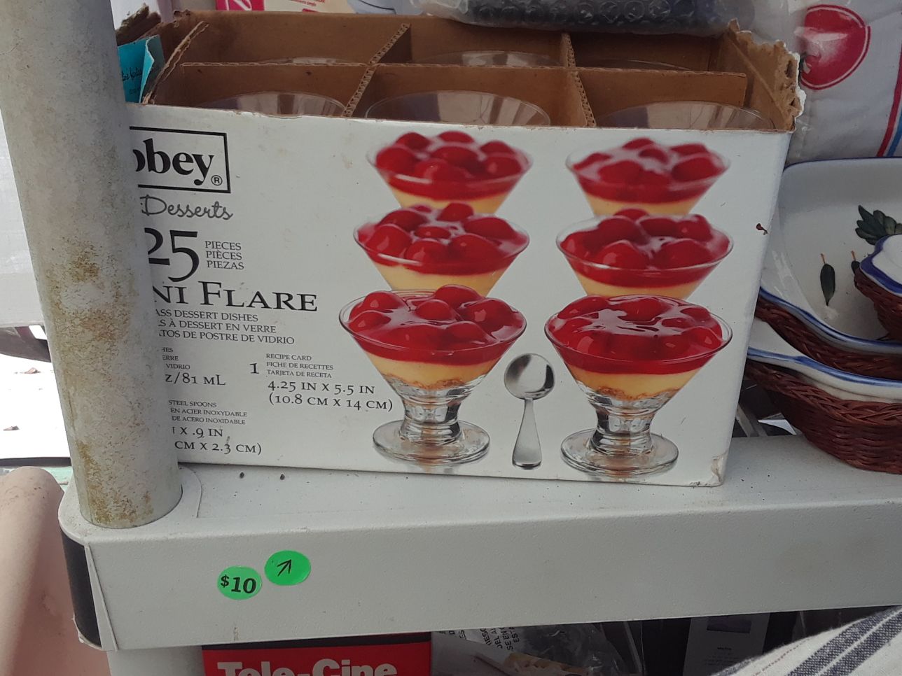 Libbey Mini Flare Glass Dessert Dishes Set