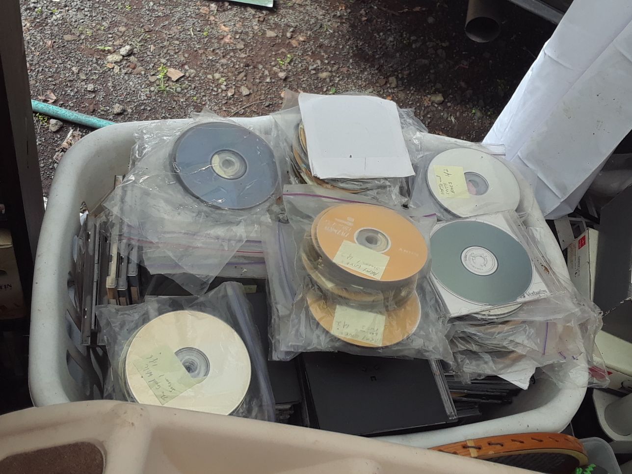 Bulk Lot of Mixed CDs and DVDs