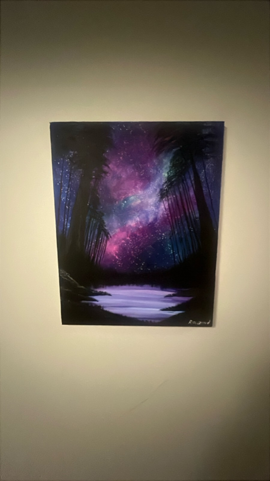 Original Galaxy Forest Painting