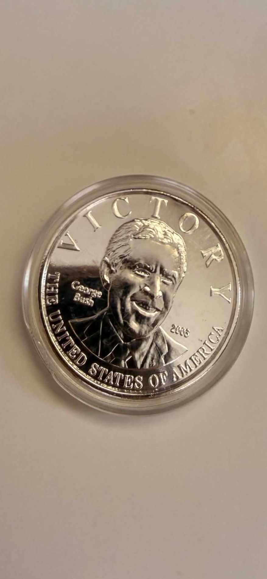George Bush and Saddam Hussein Commemorative Coin Set