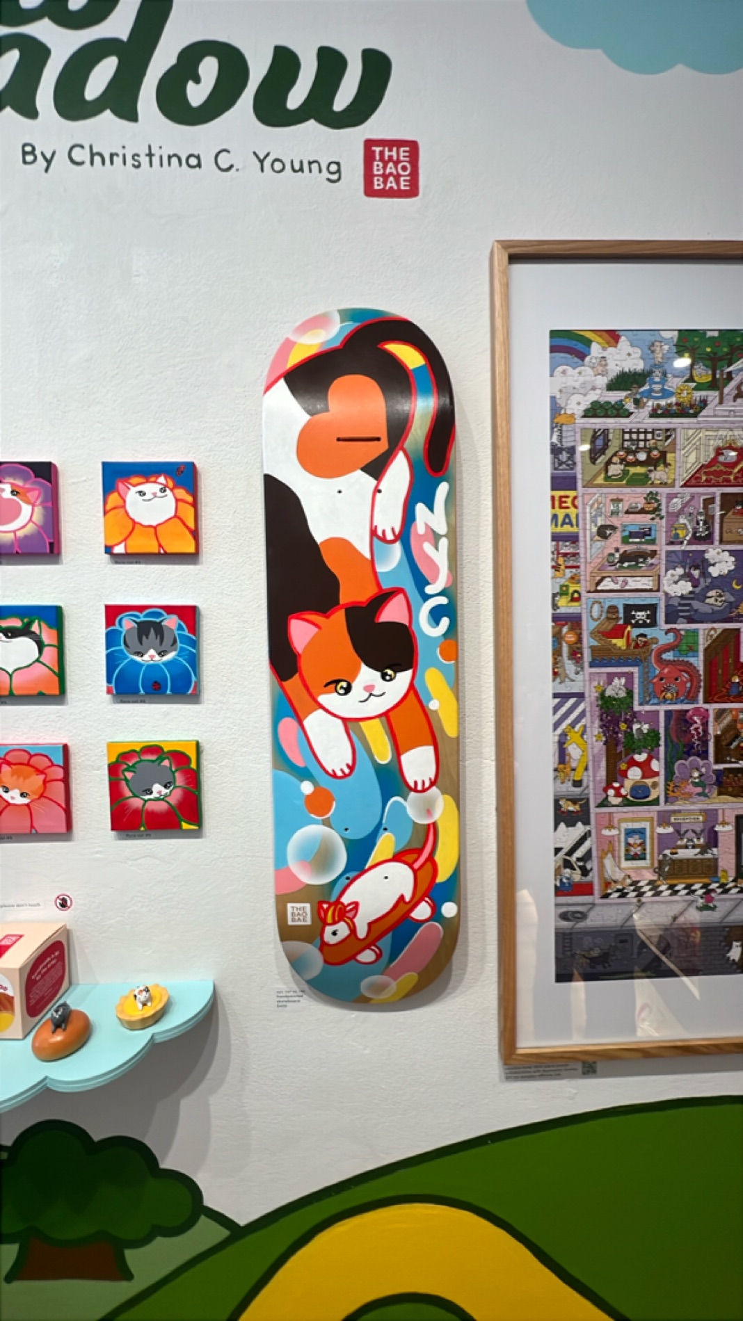 Artistic Skateboard Deck by Christina C. Young