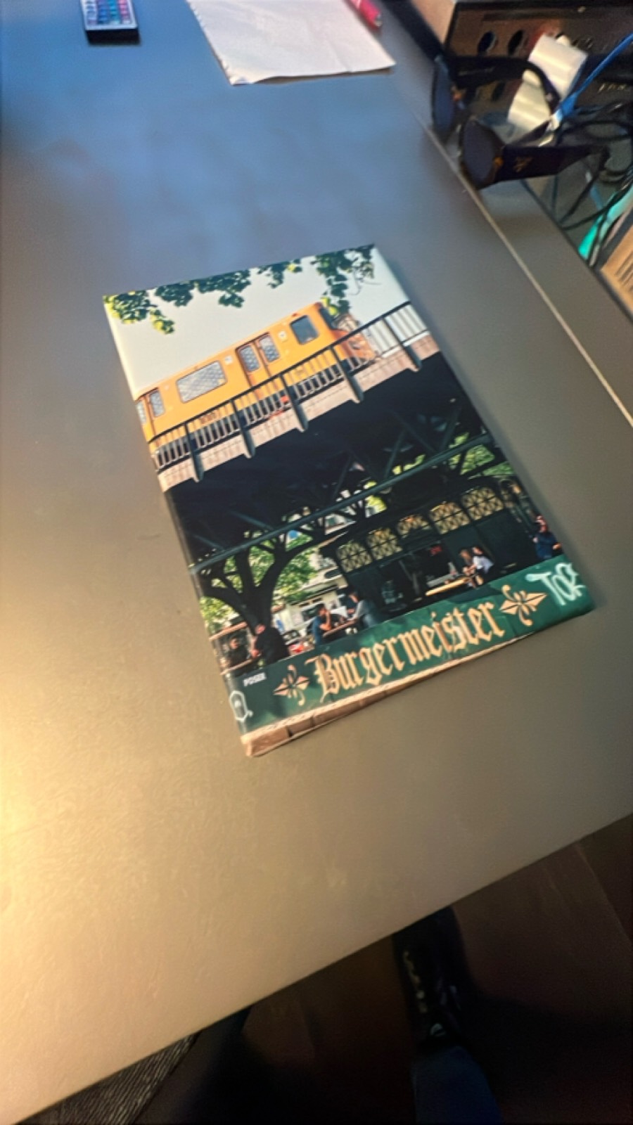 Canvas Print of Burgermeister and Berlin U-Bahn