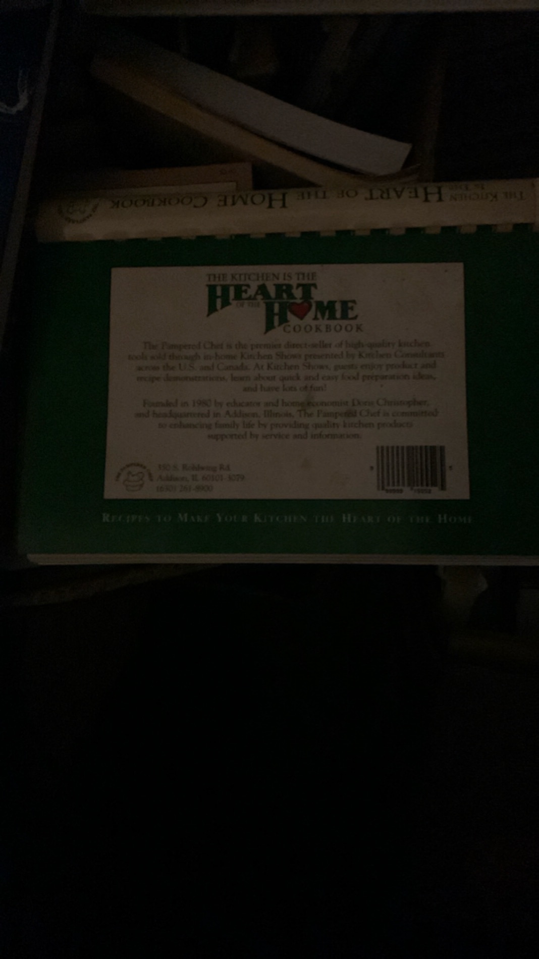 The Pampered Chef Heart of the Home Cookbook photo