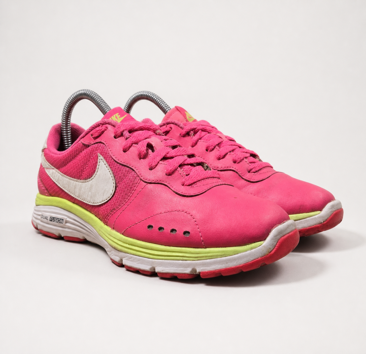Nike Women's Dual Fusion Pink Running Shoes - Size 7 photo