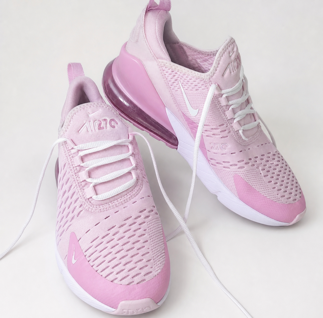 Nike Air Max 270 Pink Athletic Shoes