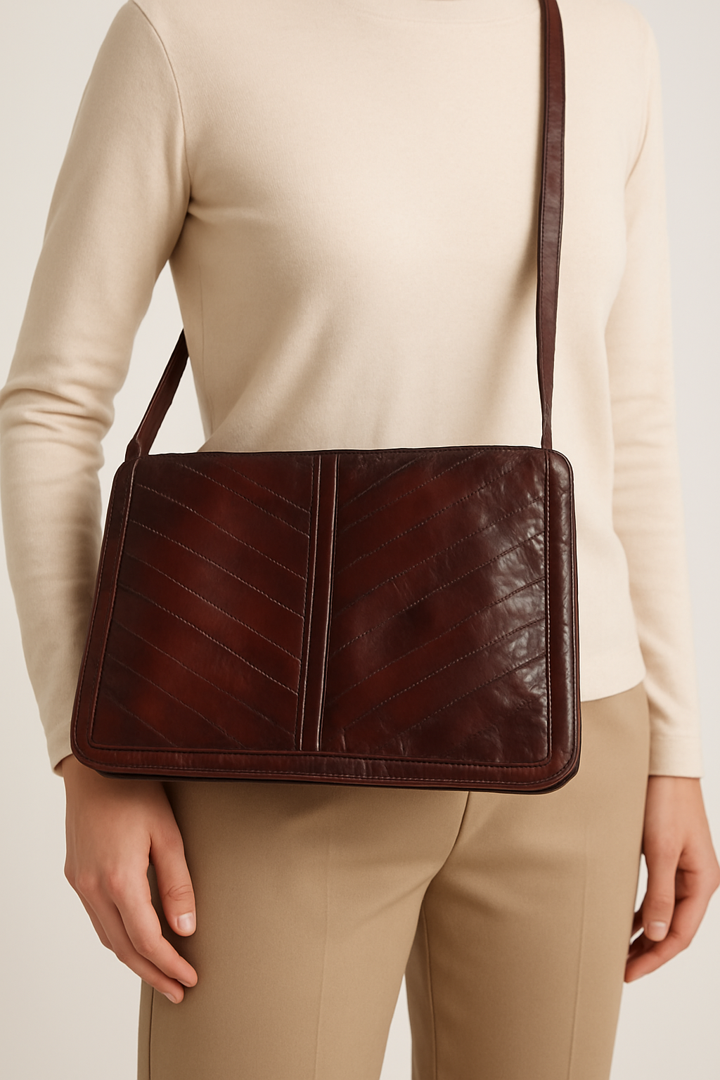 Vintage Leather Laptop Bag