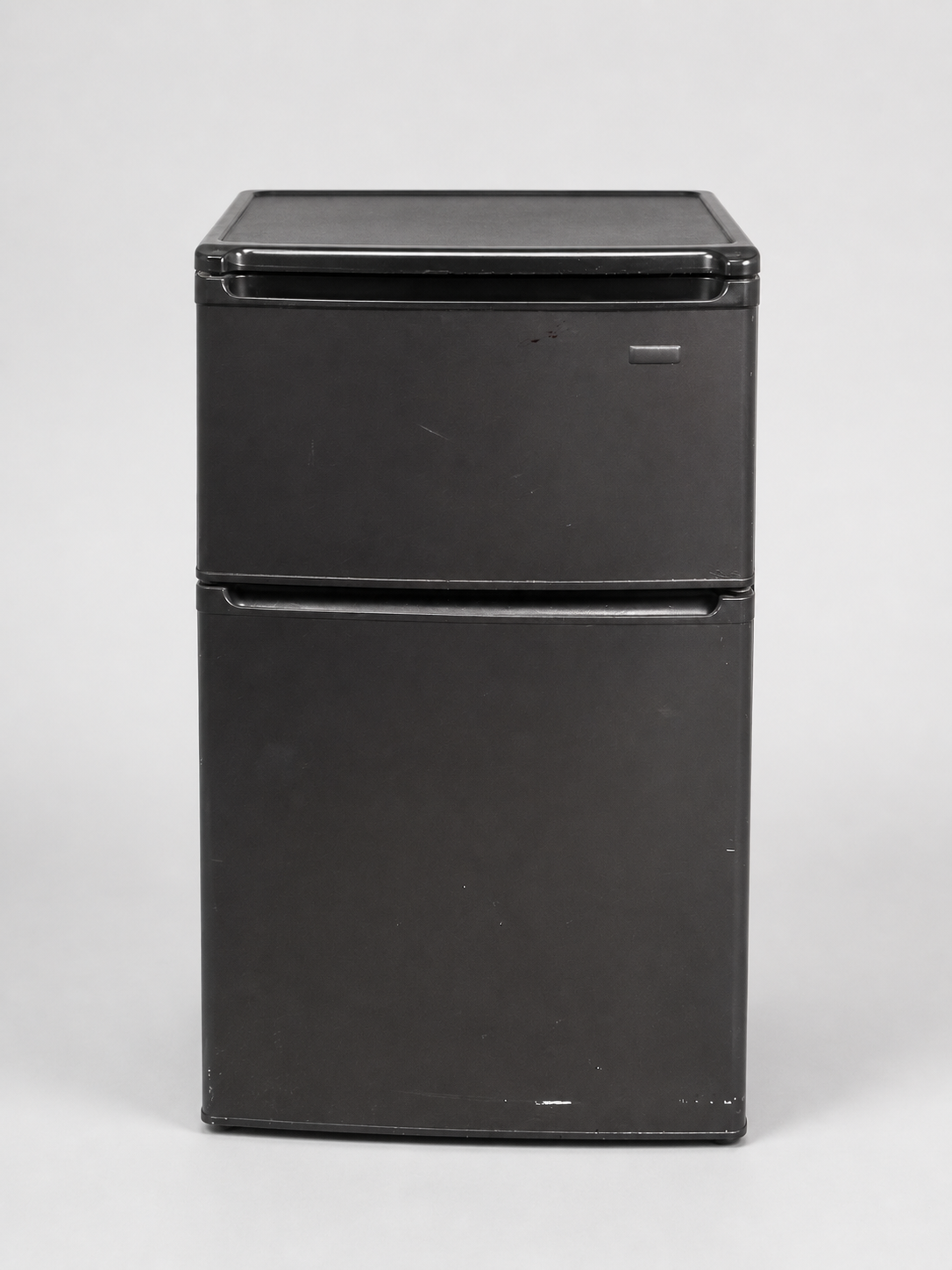 Compact Black Mini Fridge with Freezer