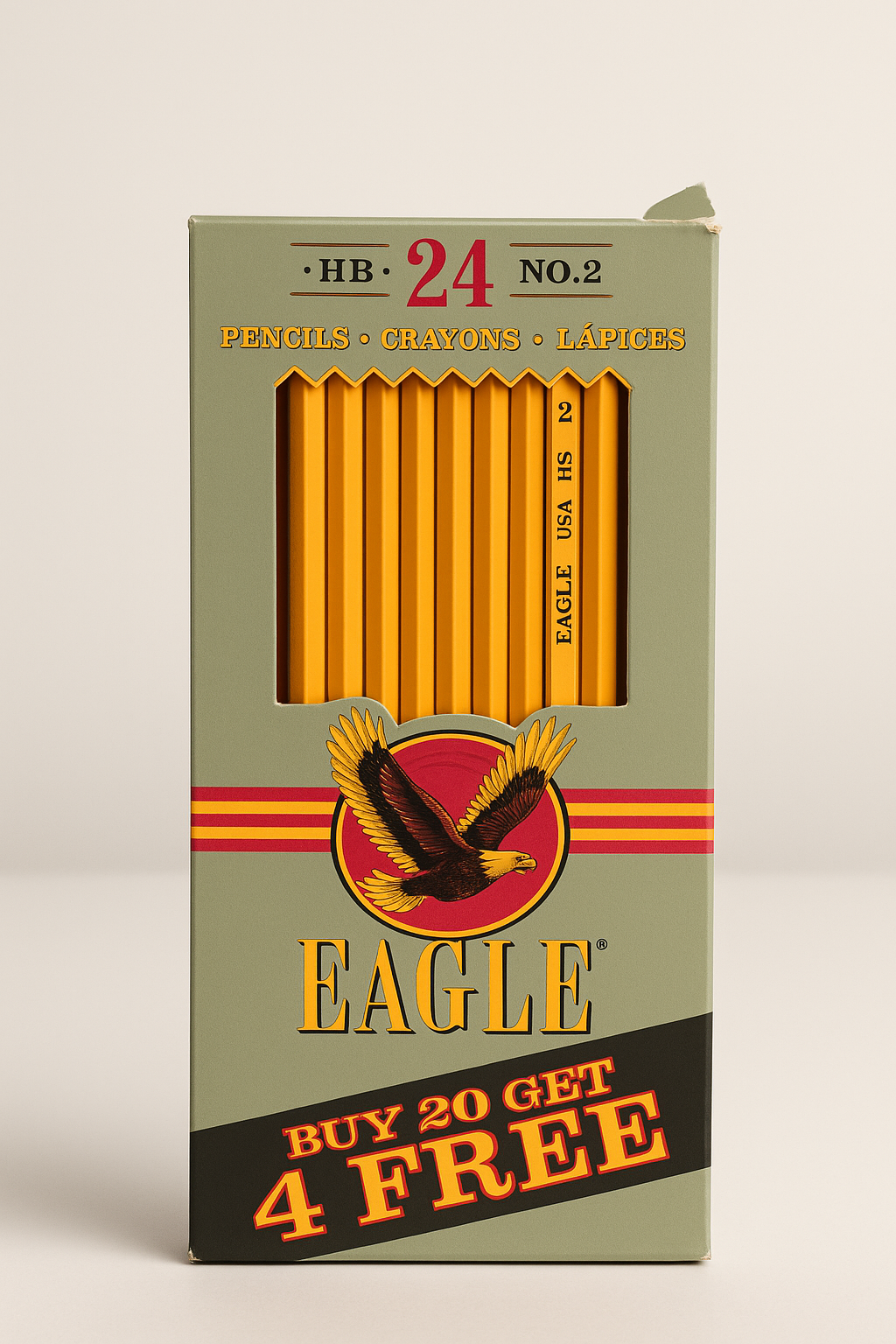 Eagle No. 2 HB Pencils (Pack of 24)