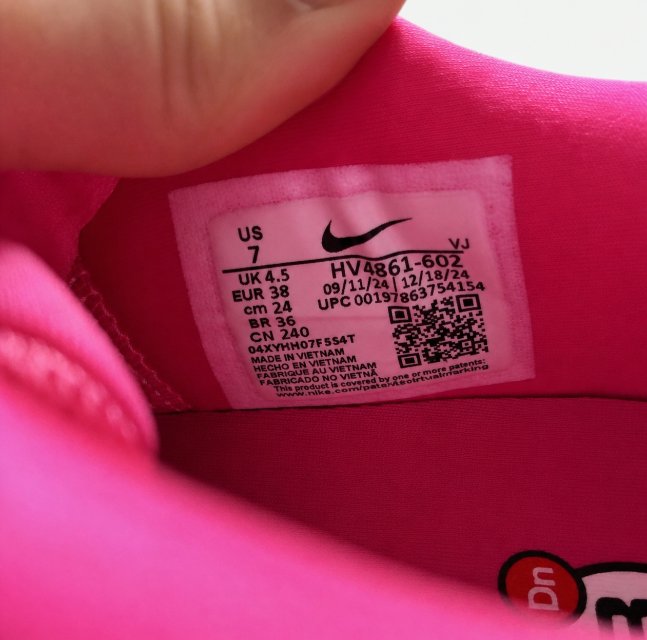 Nike Hypervenom Women's Soccer Cleats Pink Size US 7