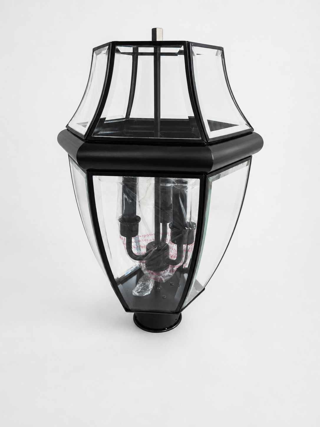 Modern Black Outdoor Post Lamp