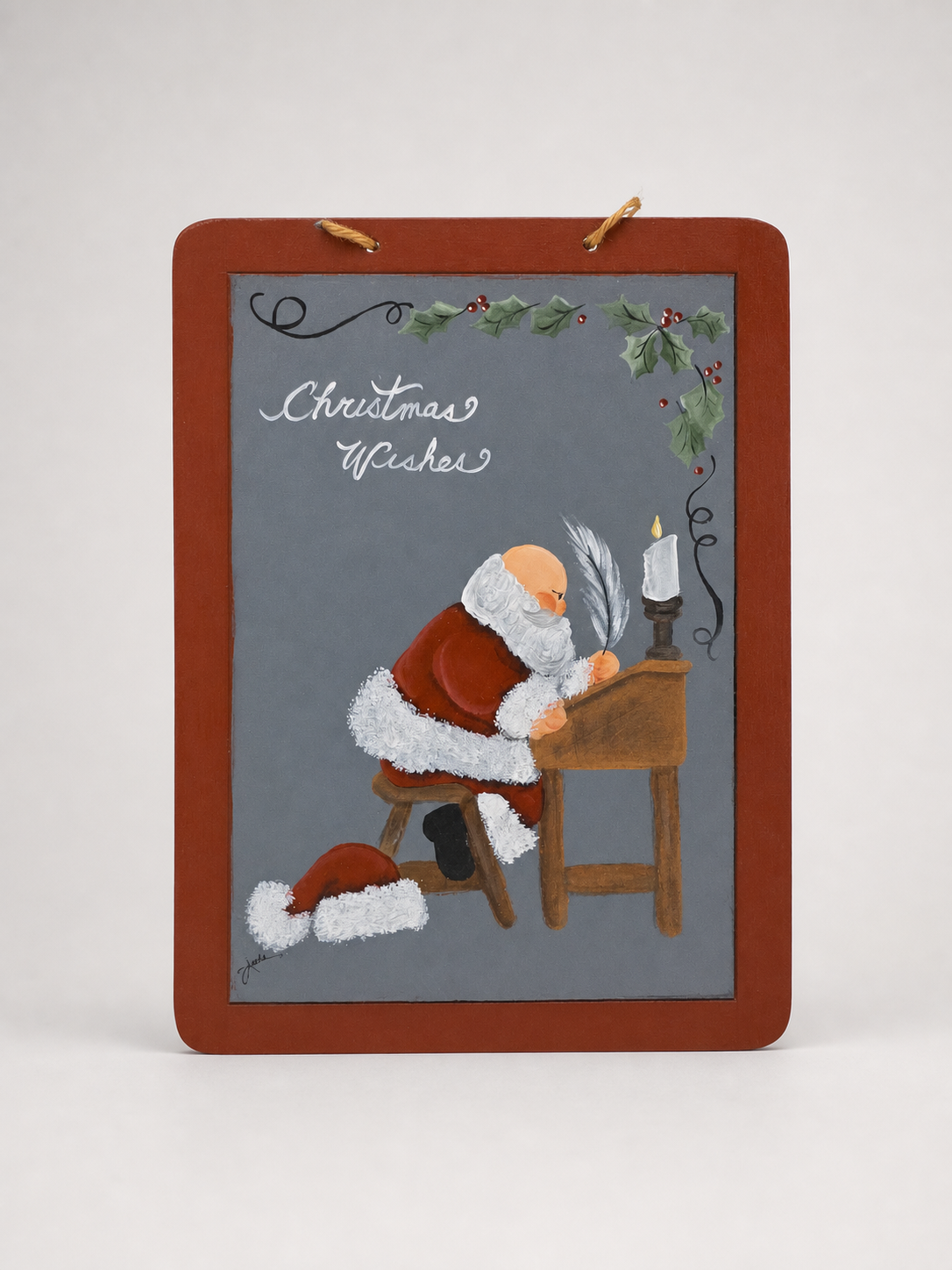 Handcrafted Christmas Decorative Wall Plaque