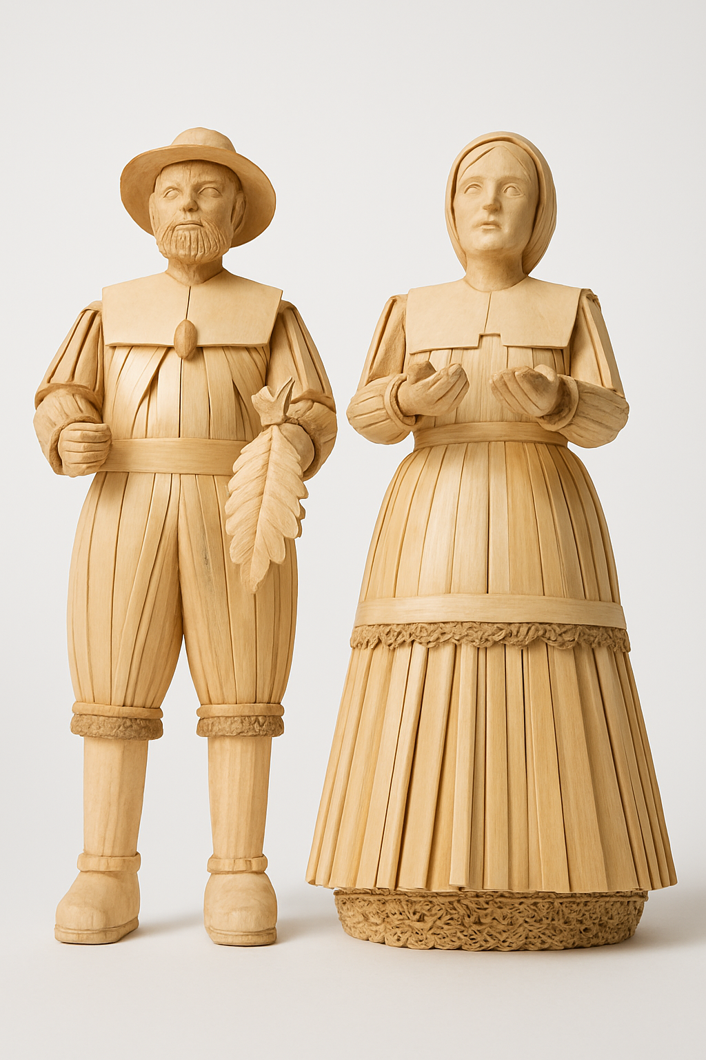 Handcrafted Corn Husk Figurines