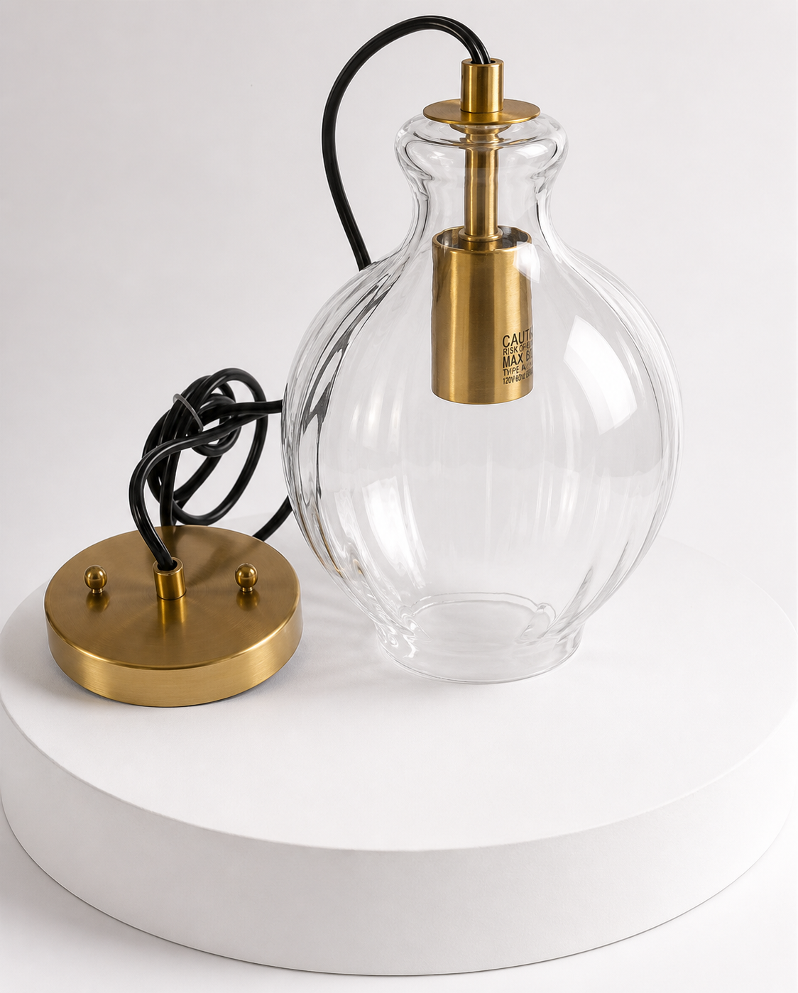 Elegant Glass Pendant Light Fixture
