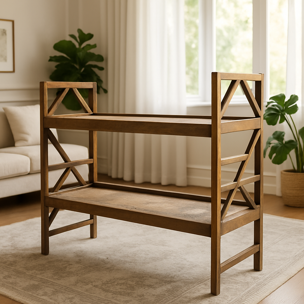 Wooden Display Shelf