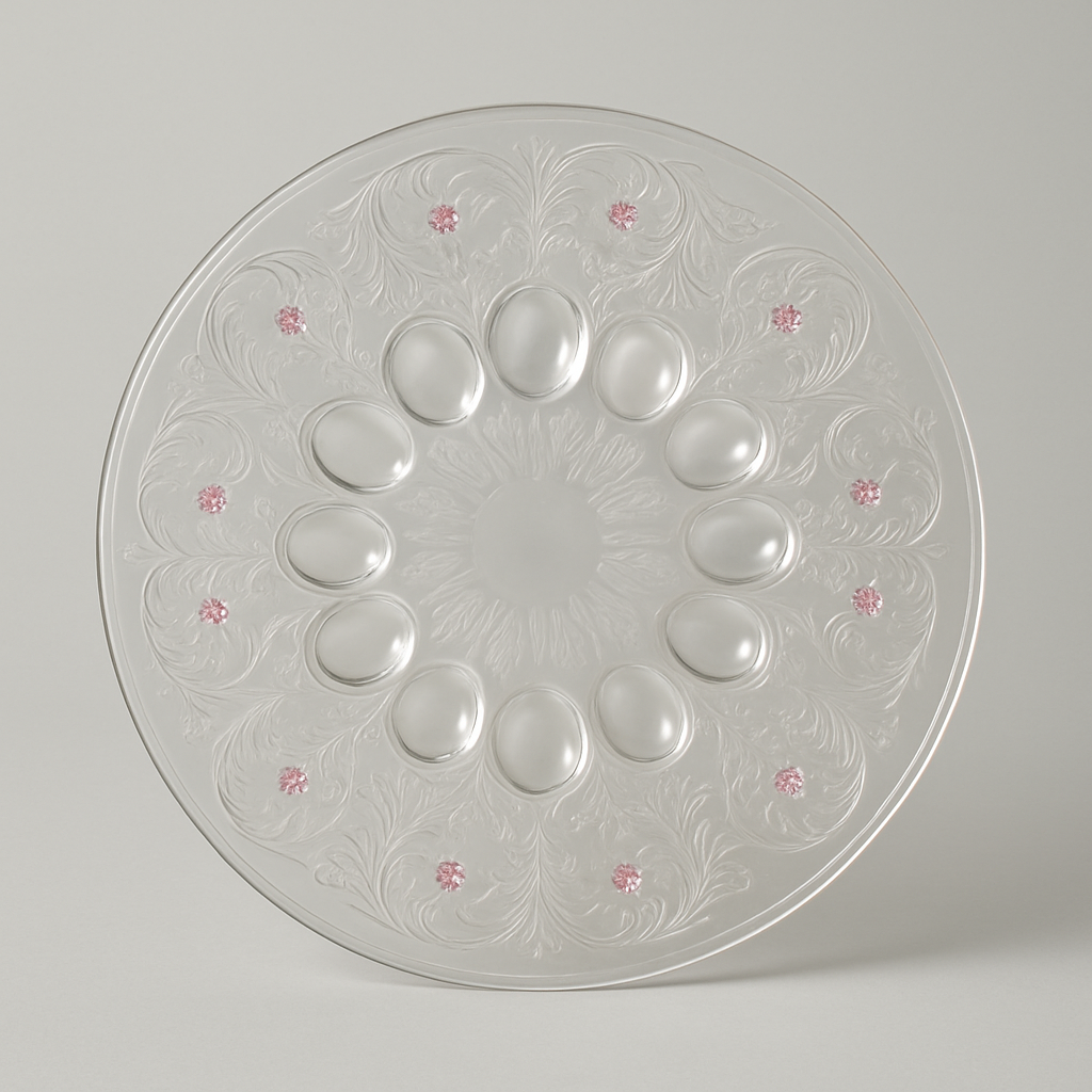 Vintage Glass Serving Plate