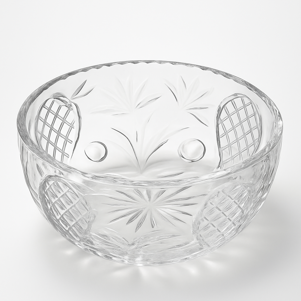 Elegant Crystal Serving Bowl