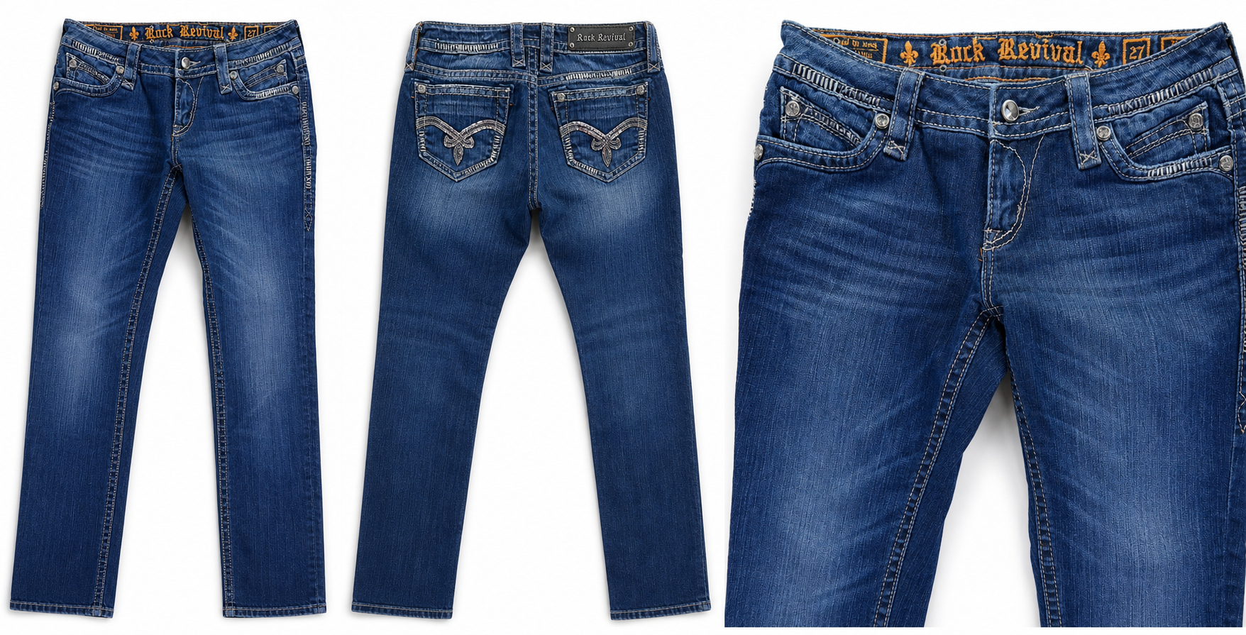 Rock Revival Embellished Bootcut Jeans