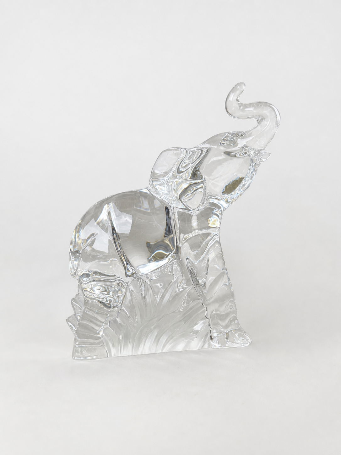 Crystal Elephant Figurine
