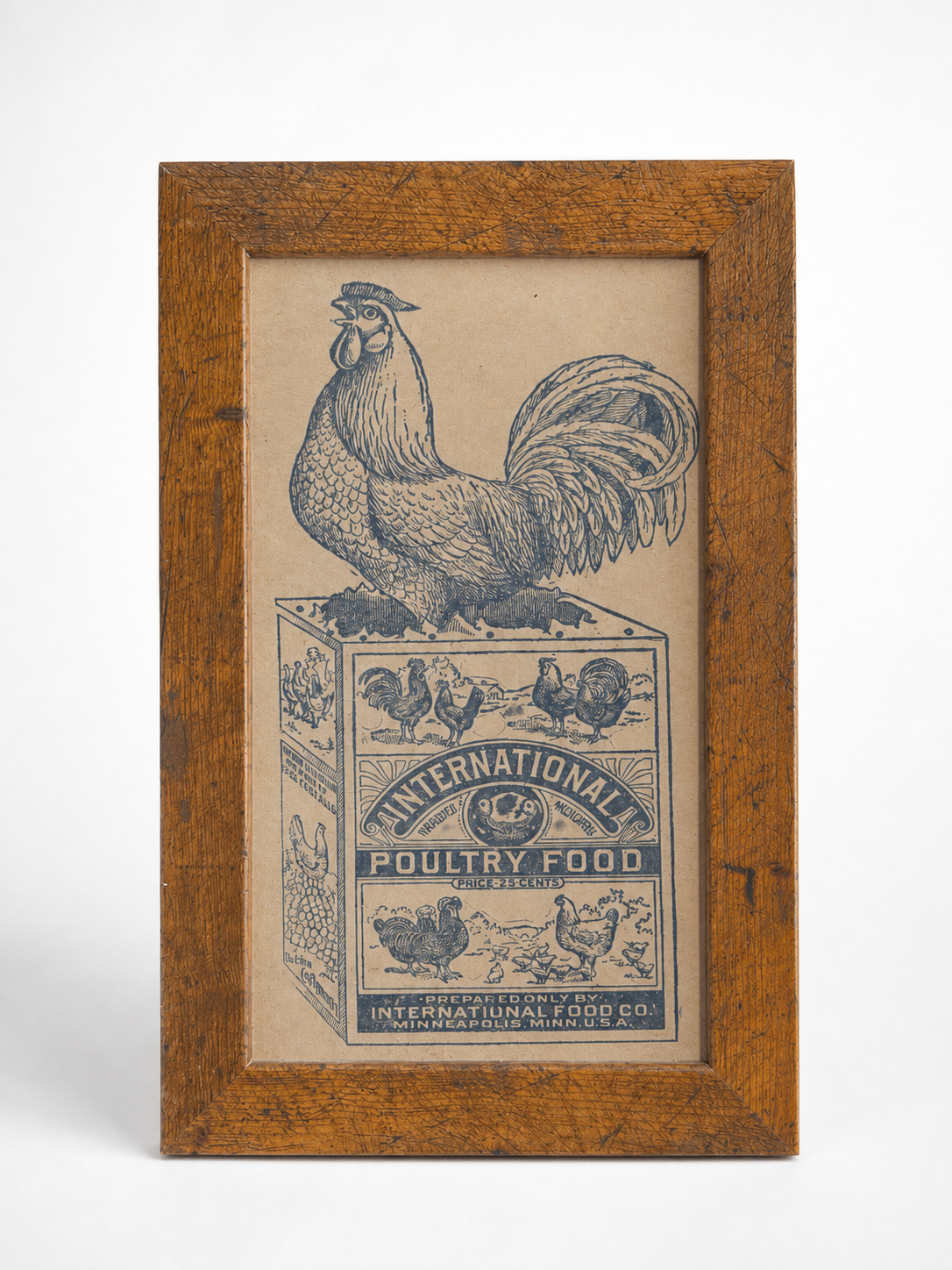 Framed International Poultry Food Advertisement Print