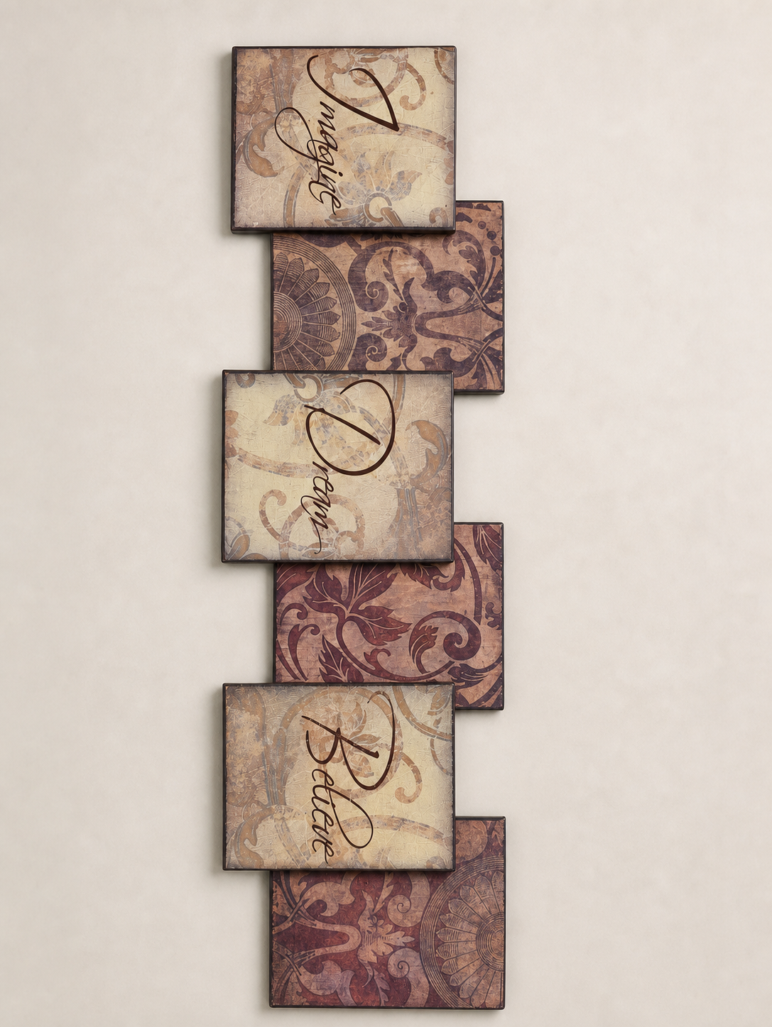 Inspirational Wooden Wall Art Set