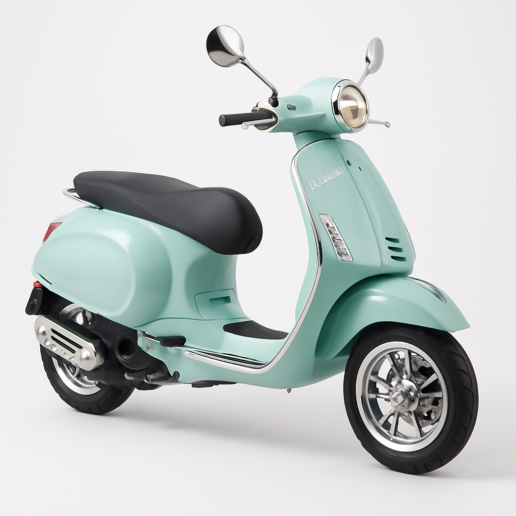 Mint Green Vespa Scooter