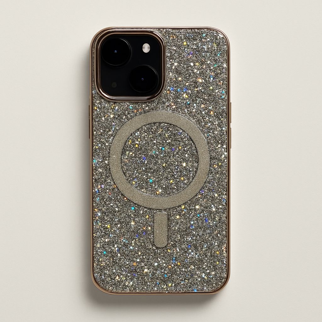 Glittery MagSafe-Compatible iPhone Case