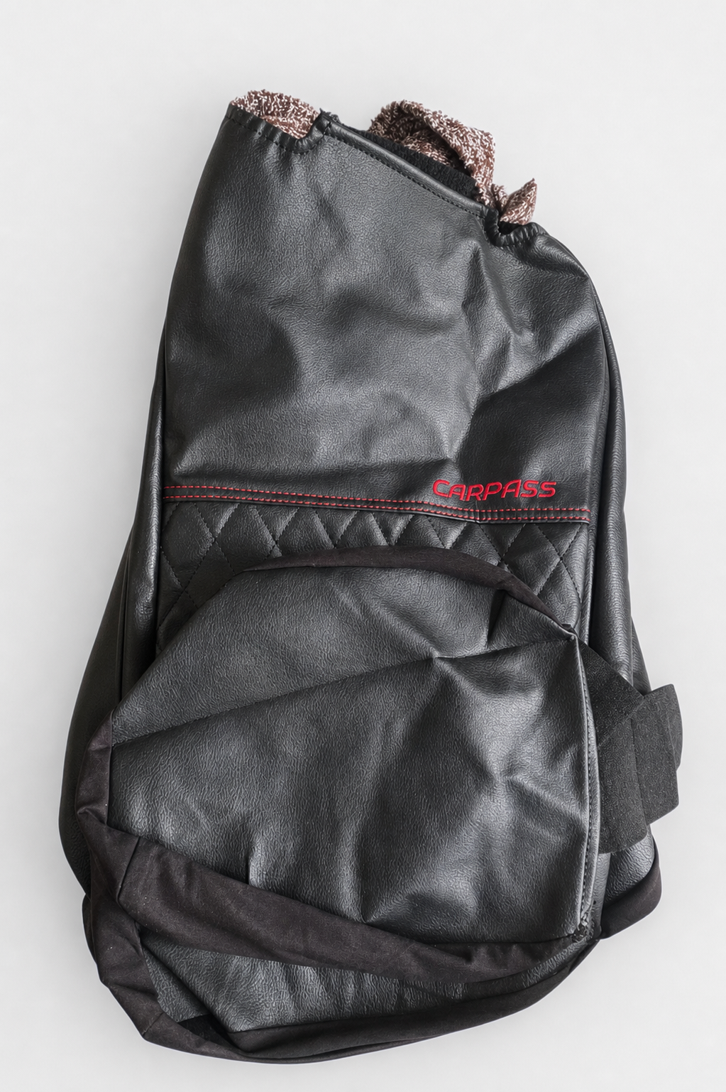 Car Pass Black Quilted Seat Cover