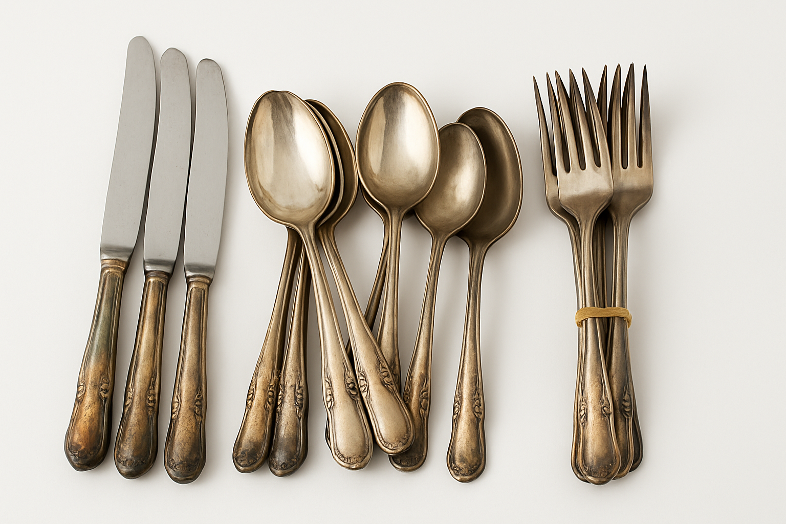 Elegant Silverware Set