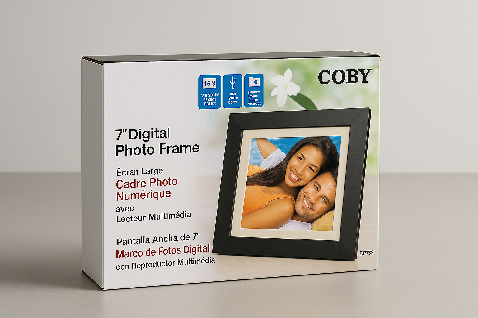 7" Widescreen Digital Photo Frame