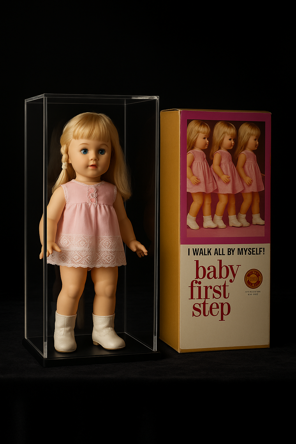 Vintage Ideal Toy Baby First Step Doll