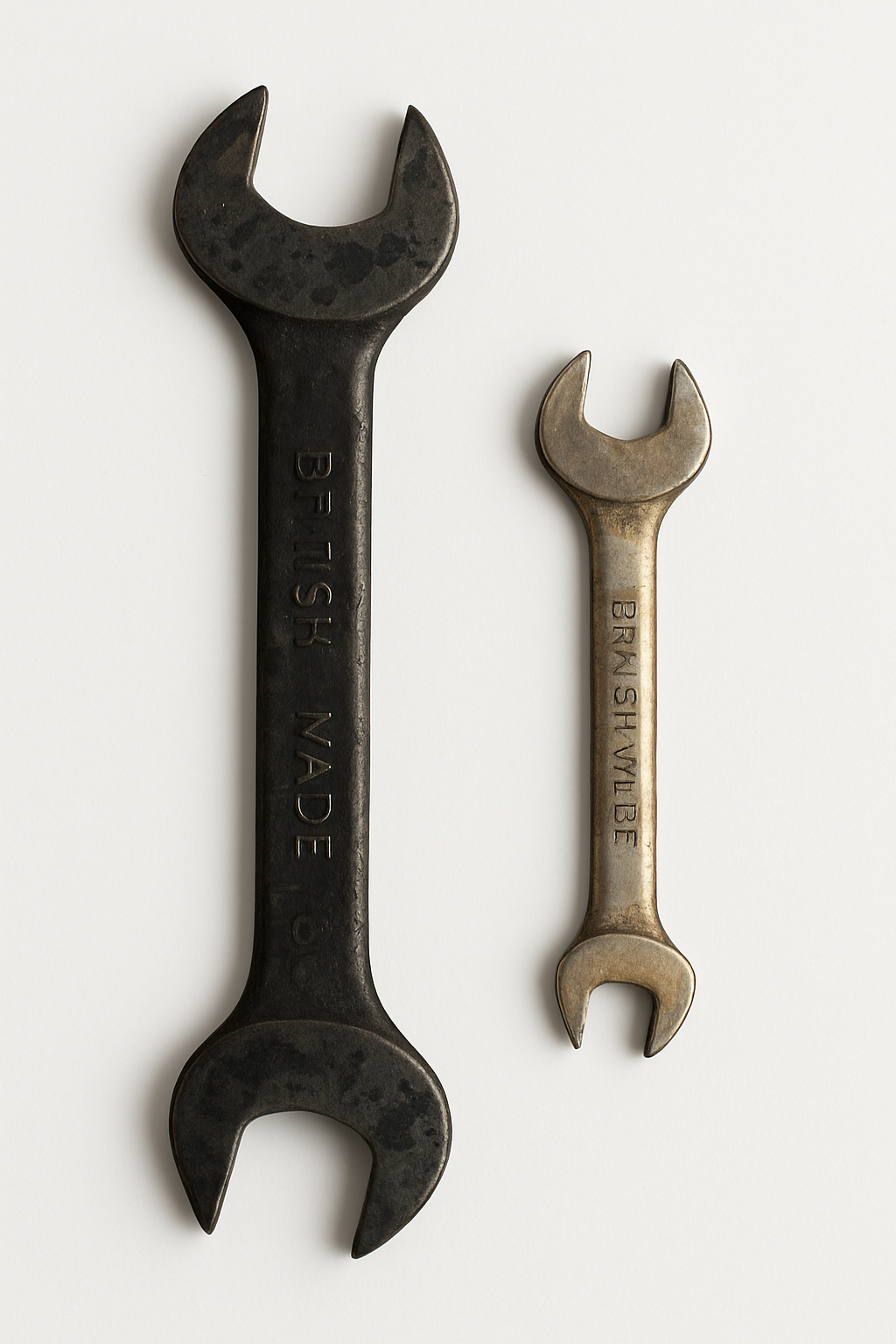 Vintage British-Made Spanner Set